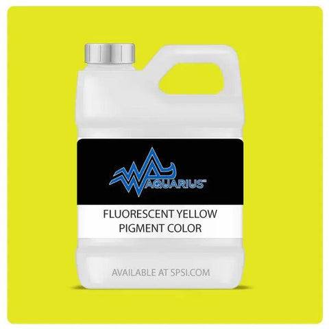 Aquarius Water-Based Fluorescent Yellow Mixing Pigment Concentrate - 5kg