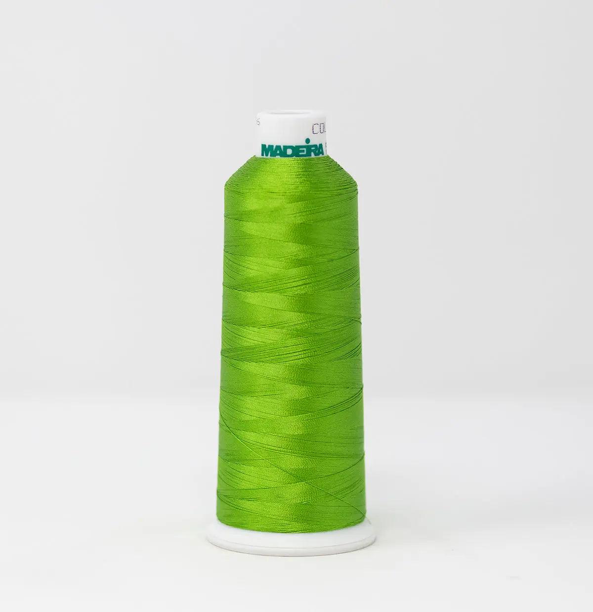 Madeira Rayon 1049 Lime Green Embroidery Thread 5500 Yards — SPSI Inc.