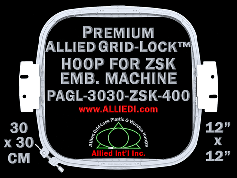 EMB PAGL-3030-ZSK-400 12x12 Plastic Hoops 469-010-962