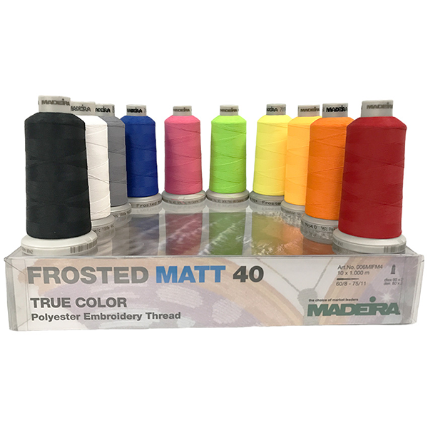 Madeira Frosted Matt Embroidery Thread — SPSI Inc.