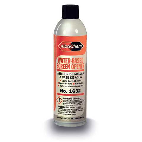 AlbaChem 1632 Water-Based Screen Opener - 19oz Can