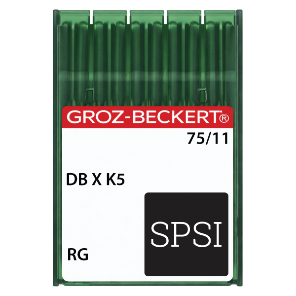 Groz-Beckert DBXK5 75/11 RG - Sharp Point - Large Eye - 100ct Needles