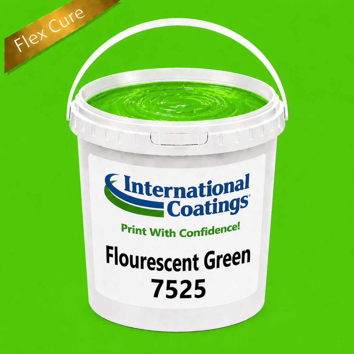 International Coatings 7525 Fluorescent Green UltraMix RFU FlexCure - 1 ...