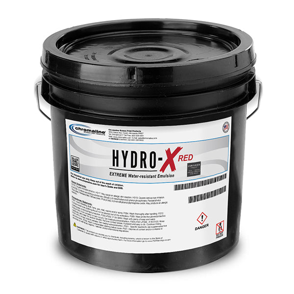 Chromaline Hydro-X Red Pure Photopolymer Emulsion-3.5 Gallon