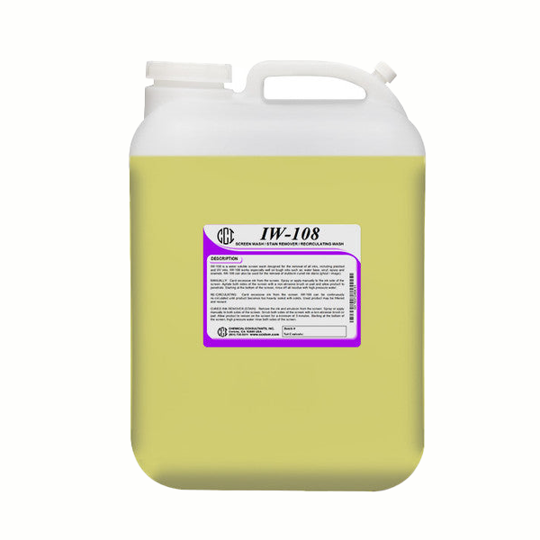 CCI IW108 Screen Wash -Stain Remover-5 Gallon