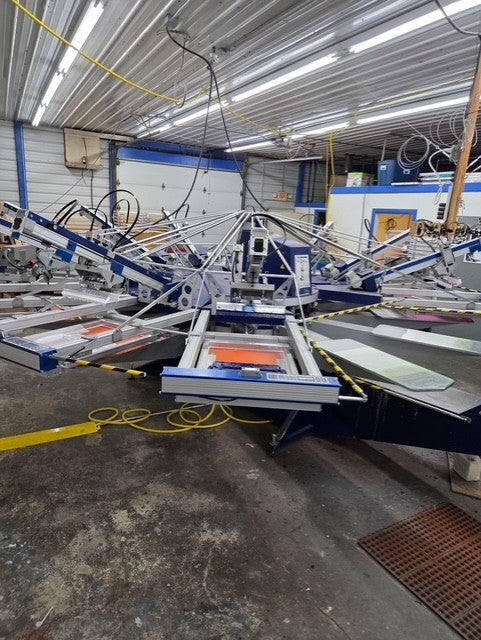 Used - 2013 MHM SP4000 Automatic Press 12 Station 10 Color