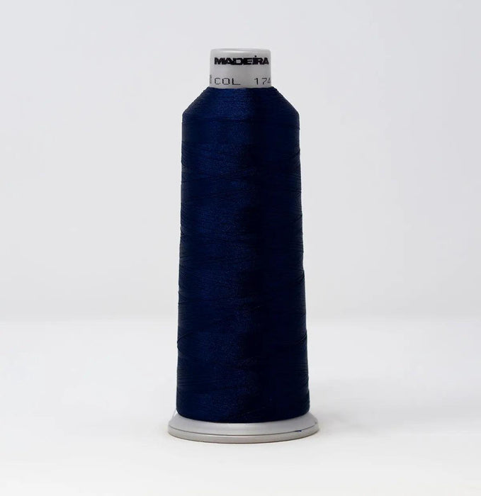 Madeira Polyneon 1742 Blue Ink Embroidery Thread 5500 Yards