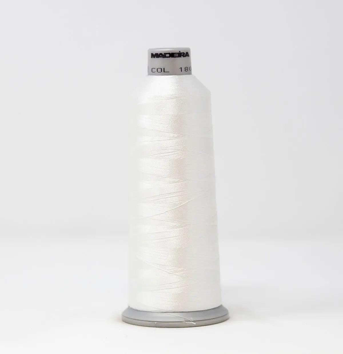 Madeira Polyneon 1804 Natural White Embroidery Thread 5500 Yards — SPSI ...