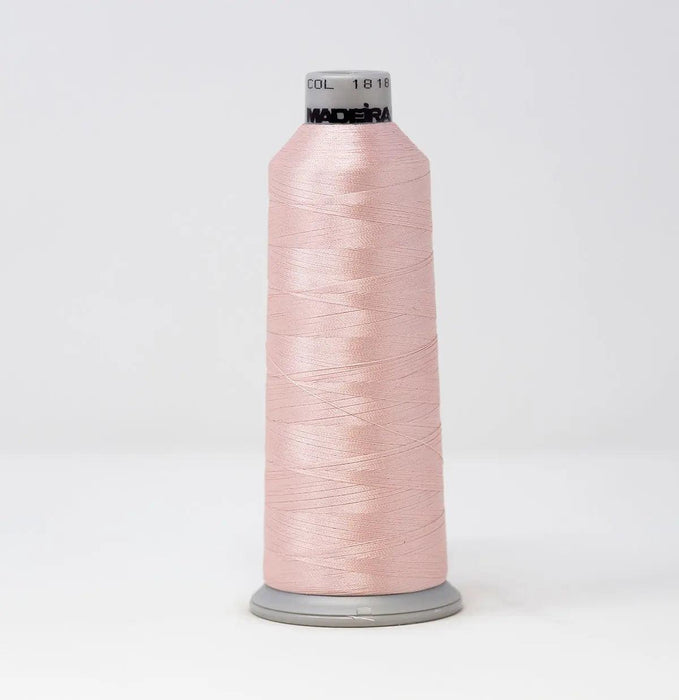 Madeira Polyneon 1818 Powder Pink Embroidery Thread 5500 Yards