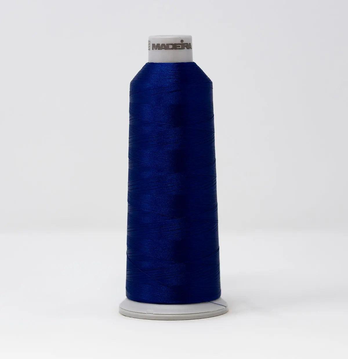 Madeira Polyneon 1843 Persian Blue Embroidery Thread 5500 Yards — SPSI Inc.