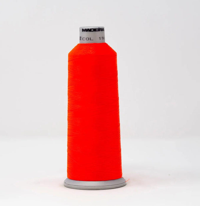 Madeira Polyneon 1908 Fluorescent Pink Embroidery Thread 5500 Yards