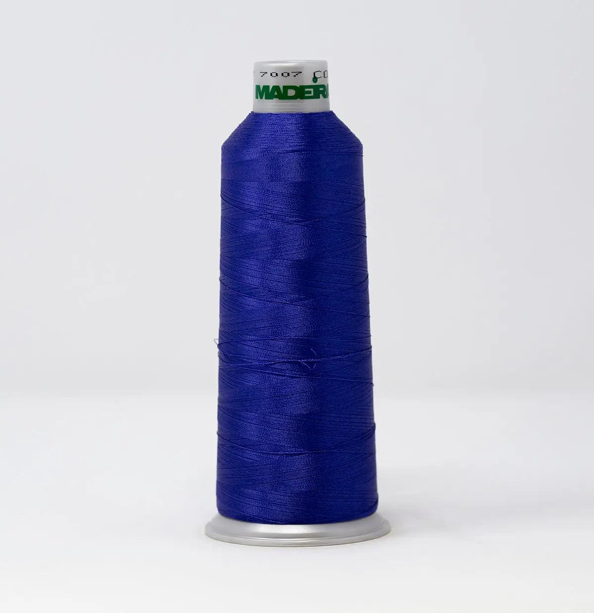 Madeira Polyneon 1930 Bahamas Blue Embroidery Thread 5500 Yards — SPSI Inc.