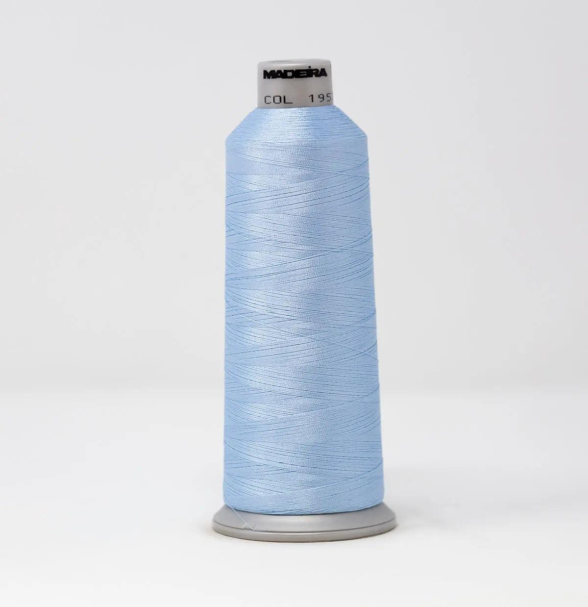 Madeira Polyneon 1953 Powder Blue Embroidery Thread 5500 Yards — SPSI Inc.