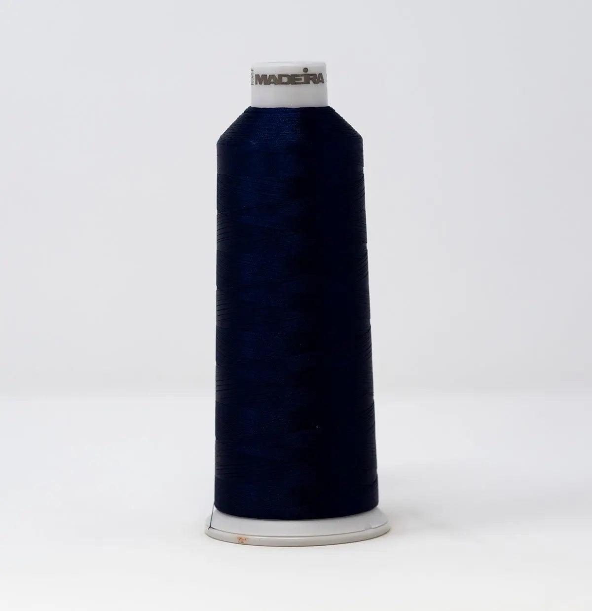 Madeira Polyneon 1967 Dark Denim Embroidery Thread 5500 Yards — SPSI Inc.