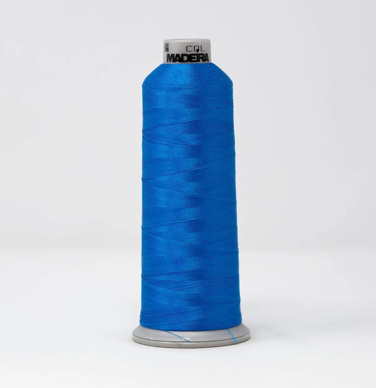 Madeira Polyneon 1977 Peacock Blue Embroidery Thread 5500 Yards — SPSI Inc.