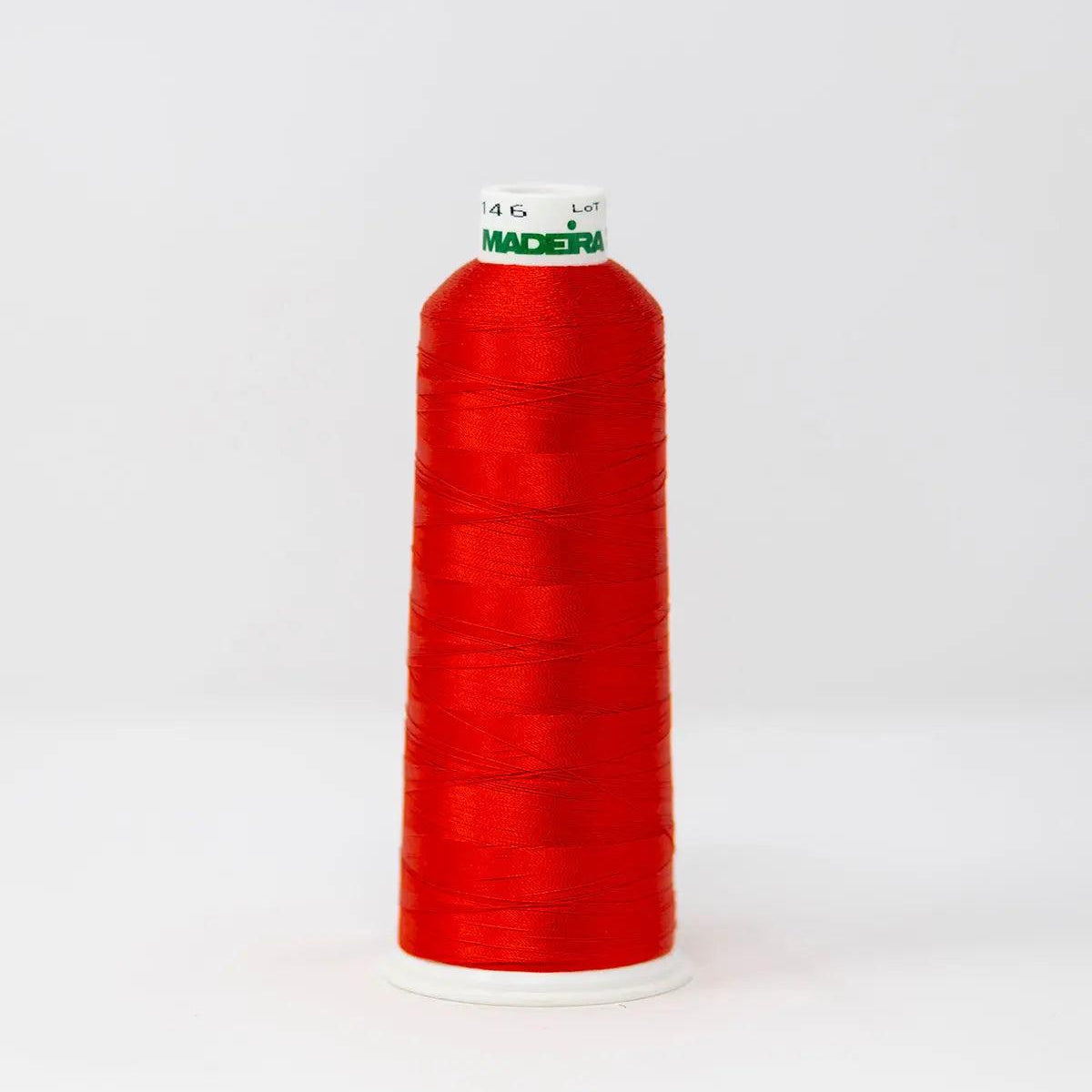 Madeira Rayon 1146 Tomato Red Embroidery Thread 5500 Yards — SPSI Inc.