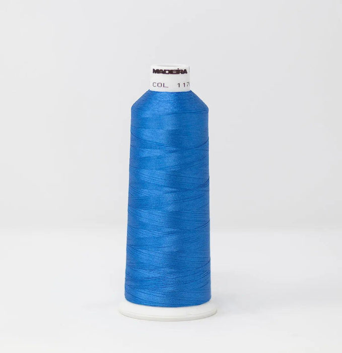 Madeira Rayon 1176 Navajo Blue Embroidery Thread 5500 Yards