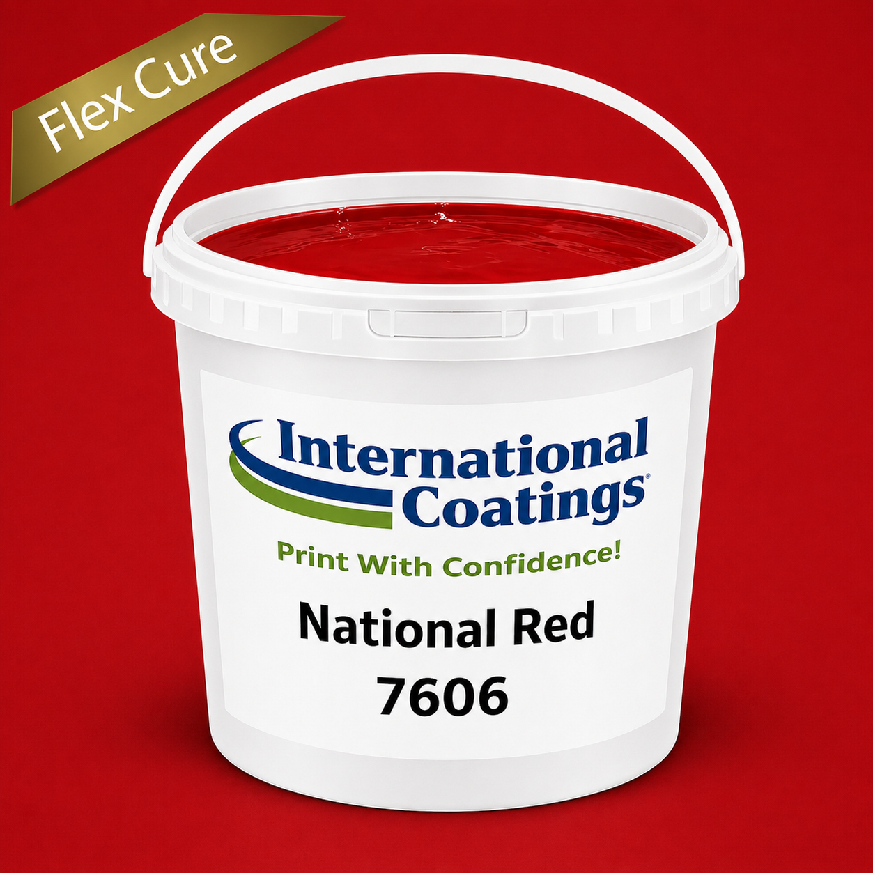 International Coatings 7606 National Red FlexCure - 1 Gallon — SPSI Inc.