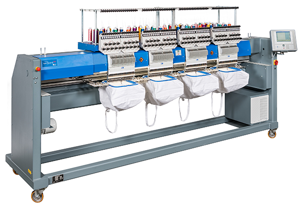 ZSK Racer II 4W 4-Head 18 Needle Embroidery Machine