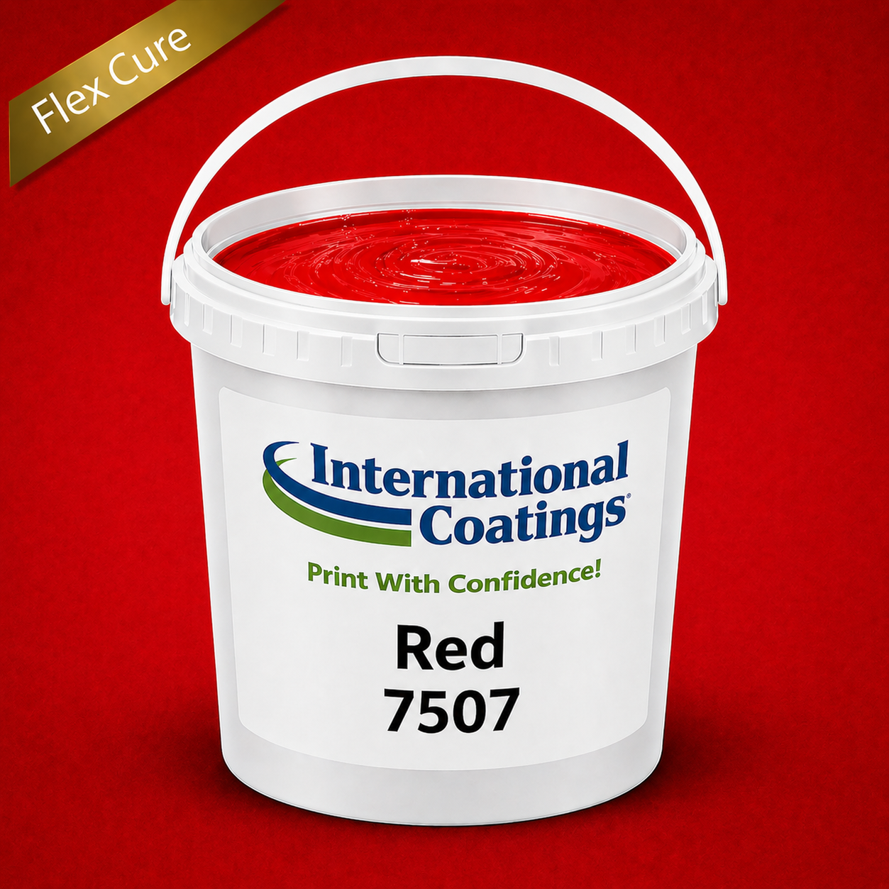 International Coatings 7507 Red FlexCure UltraMix Pantone Color System ...