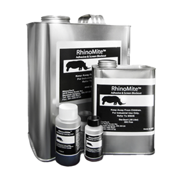 Rhinotech RMA 3500R RhinoMite Frame Adhesive Red and 2oz Catalyst - 1 Gallon
