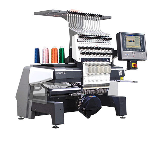ZSK Sprint 8 1-Head 18-Needle Embroidery Machine